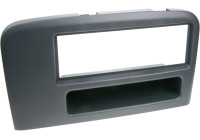 Panneau 1-DIN avec plateau de rangement. Volvo S80 1996-2006 Couleur: Noir