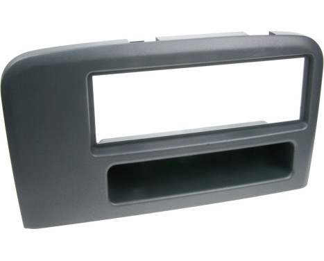 Panneau 1-DIN avec plateau de rangement. Volvo S80 1996-2006 Couleur: Noir