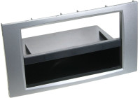 Panneau 1-DIN Ford Focus/ Fiesta/ C-Max/ Fusion/ Galaxy/ S-Max/ Transit/ Kuga Couleur: Argent