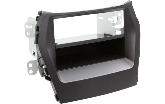 Panneau 2-DIN avec pochette Hyundai Santa Fé (DM) 2012-2019 Couleur: Noir
