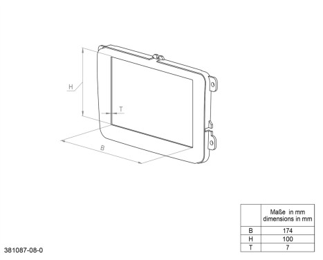 Panneau 2-DIN Chevrolet Spark 2013-2015 Couleur: Noir, Image 2