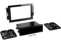 Panneau 2-DIN Chrysler 300C/ PT Cruiser - Jeep Grand Cherokee - Couleur: noir