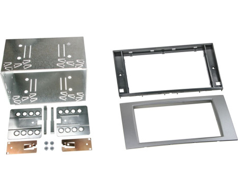 Panneau 2-DIN divers modèles Ford - couleur: Argent