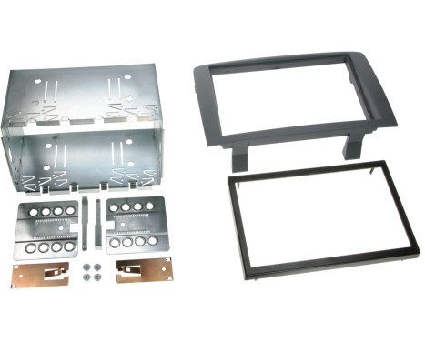 Panneau 2-DIN Fiat Idea 2003-2011 Couleur: Gris