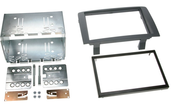 Panneau 2-DIN Fiat Idea 2003-2011 Couleur: Gris