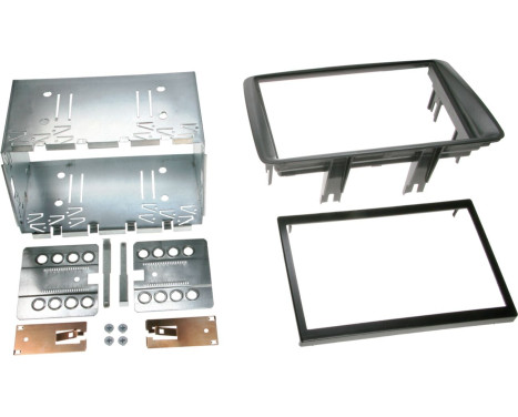 Panneau 2-DIN Fiat Panda 2003-2012 Couleur: Anthracite