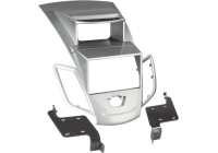 Panneau 2-DIN Ford Fiesta avec écran multifonctions 2008-2017 - Couleur: Argent