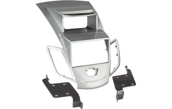 Panneau 2-DIN Ford Fiesta avec écran multifonctions 2008-2017 - Couleur: Argent