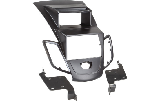 Panneau 2-DIN Ford Fiesta avec écran multifonctions 2008-2017 - Couleur : Noir