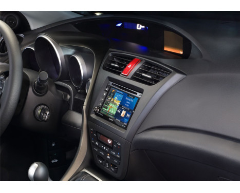 Panneau 2-DIN Honda Civic | 2012-2019 | Couleur noir, Image 2