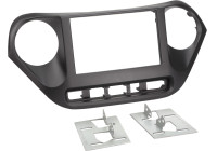 Panneau 2-DIN Hyundai i10 2013-2019 - Couleur: noir