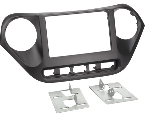 Panneau 2-DIN Hyundai i10 2013-2019 - Couleur: noir