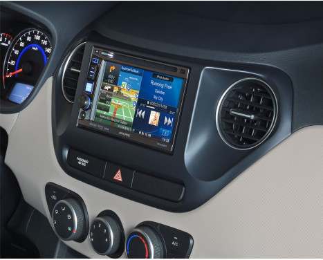 Panneau 2-DIN Hyundai i10 2013-2019 - Couleur: noir, Image 2