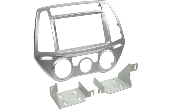 Panneau 2-DIN Hyundai I20 2012-2014 Couleur: Argent