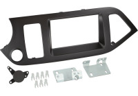 Panneau 2-DIN Kia Picanto 2011-2018 Couleur: Noir