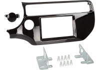 Panneau 2-DIN Kia Rio | 2015-2017 | Couleur : noir piano.