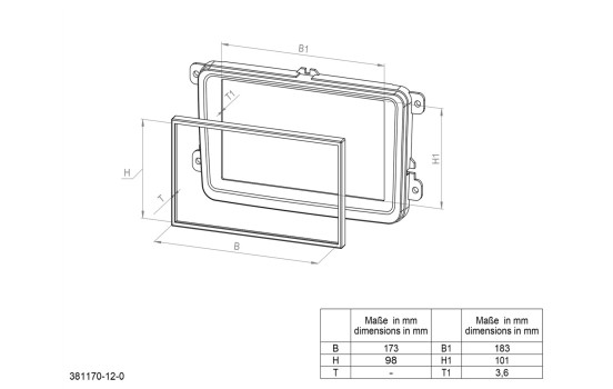 Panneau 2-DIN Mazda MX 5 2009-2015 - Couleur: Noir, Image 2