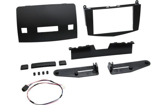 Panneau 2-DIN Mercedes Benz Classe C W204 2007-2011 Couleur: Noir