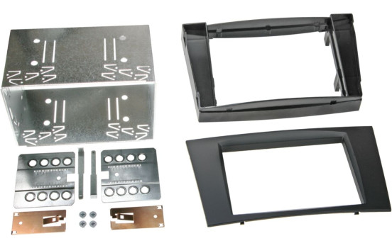 Panneau 2-DIN Mercedes Benz Classe E / CLS - Couleur: Noir