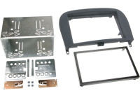 Panneau 2-DIN Mercedes Benz Classe SL 2001-2011 Couleur: Rubbertouch Noir