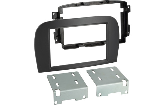 Panneau 2-DIN Mercedes Benz Classe SL R230 2005-2011 Couleur: Noir, Image 2