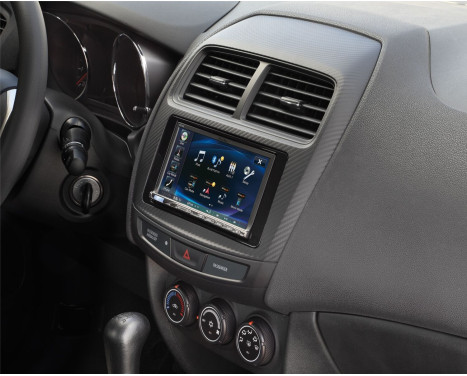 Panneau 2-DIN Mitsubishi ASX 2014-2018 - Couleur: Noir Piano, Image 3