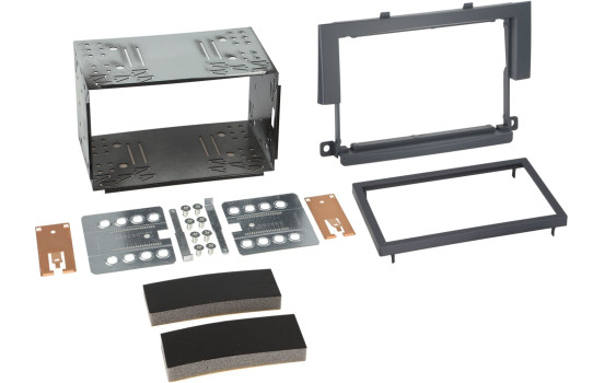 Panneau 2-DIN Mitsubishi Colt 2004-2009 Couleur: Noir, Image 3