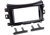 Panneau 2-DIN Nissan Navara (NP300) 2016-2019 Couleur: Noir Piano