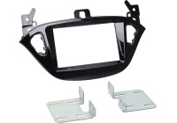 Panneau 2-DIN Opel Adam / Corsa E Couleur: Noir Piano