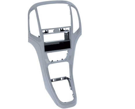 Panneau 2-DIN Opel Astra 2009-2016 Couleur: Argent Platine