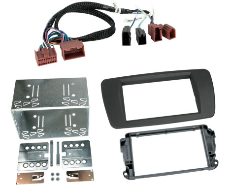 Panneau 2-DIN Seat Ibiza 2014-2017 Couleur: Gris Tuam