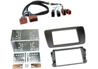 Panneau 2-DIN Seat Ibiza 2014-2017 Couleur: Noir Mat