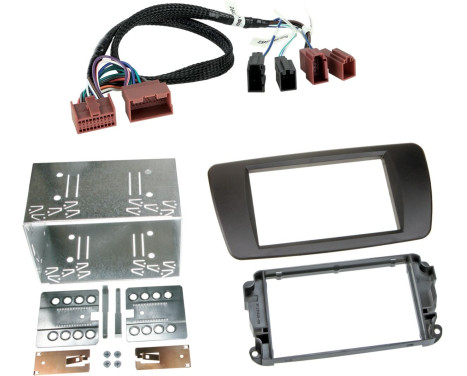 Panneau 2-DIN Seat Ibiza 2014-2017 Couleur: Noir Mat