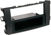 Panneau 2-DIN Toyota Auris 2007-2012 Couleur: Noir