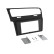 Panneau 2-DIN Volkswagen Golf 7 2012-2019 Couleur: noir mat