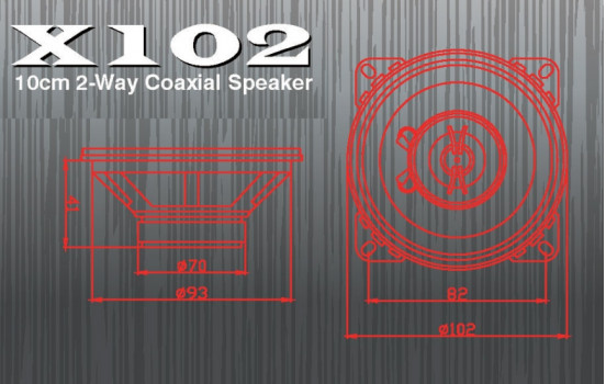 Excalibur Speakerset 200W max 10cm, Image 4
