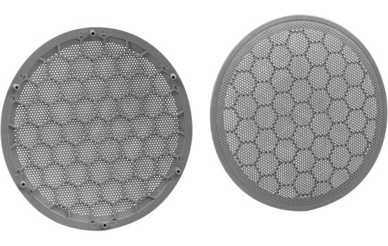 Grille d'enceinte Ø 165 mm Différents modèles Seat - Volkswagen Couleur : Gris > Porte avant + Porte arrière