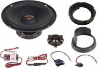 Kit composite 2 voies XFIT Volkswagen Golf 6 prêt à l'emploi 165 mm