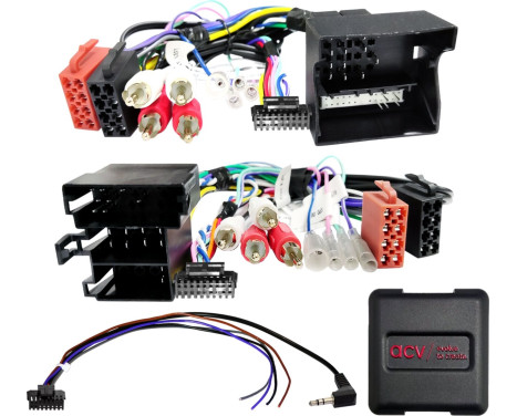 SWI Audi ISO/Mini ISO/Quadlock Multilead AMP>RCA (42sad00c)