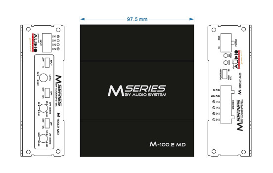Amplificateur numérique MICRO 2 canaux SÉRIE M, Image 5