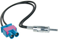 Adaptateur d'antenne DIN Double-FAKRA (m) > DIN (m) Audi - Seat - Maserati - Volkswagen - Skoda - Scania