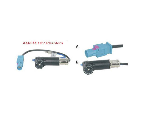 Adaptateur d'antenne fantôme AM / FM 16V