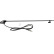 Antenne de fenêtre ACV AM/FM noire 100 cm extensible en 3 parties