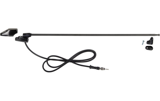 Antenne de fenêtre ACV AM/FM noire 100 cm extensible en 3 parties, Image 2