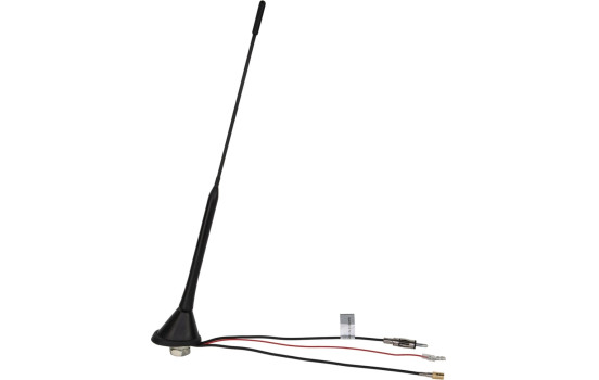 Antenne de toit 16V FM / DAB+ Angle d'inclinaison de 72 degrés (fouet 32cm)
