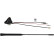 Antenne de toit 16V FM / DAB+ Angle d'inclinaison de 72 degrés (fouet 32cm), Vignette 2