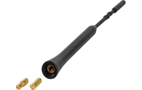 Antenne fouet 16V "low noise" AM/FM 20cm, avec adaptateurs M5 et M6, Image 2