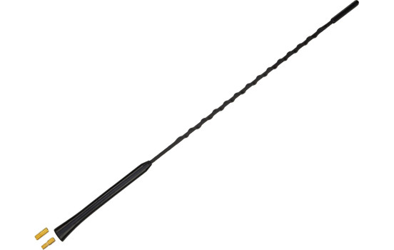 Antenne fouet 16V "low noise" AM/FM 41cm, avec adaptateurs M5 et M6