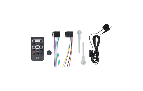 GAS MAX Autoradio 1-DIN BT, AUX, USB, APP, DSP, Image 2