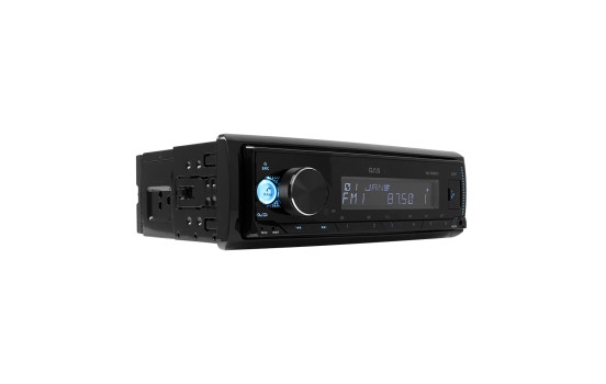 GAS MAX Autoradio 1-DIN BT, AUX, USB, APP, DSP